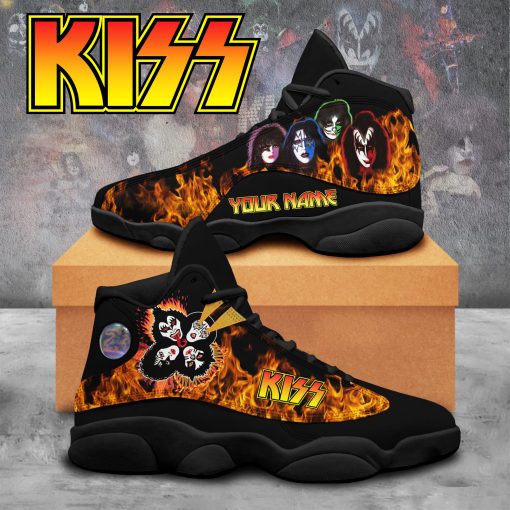 Kiss AJ13 Sneakers Air Jordan 13 Shoes Black