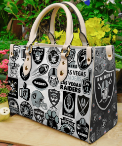 Las Vegas Raiders Leather HandBag For Women Gift