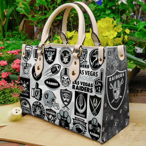 Las Vegas Raiders Leather HandBag For Women Gift