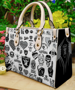 Las Vegas Raiders Leather Bag For Women Gift