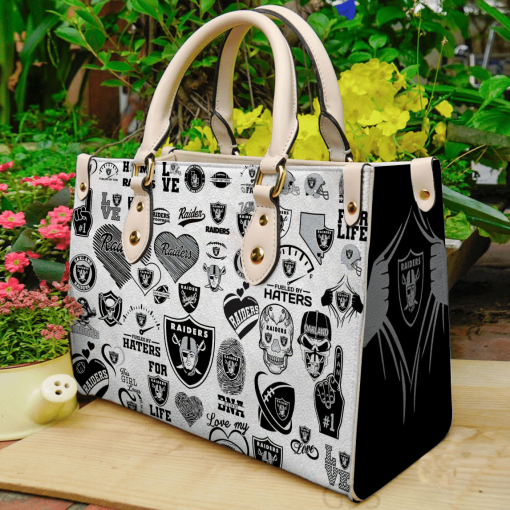 Las Vegas Raiders Leather Bag For Women Gift