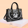 Las Vegas Raiders Black Leather Bag For Women Gift