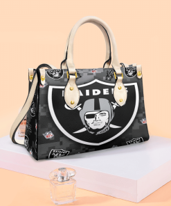 Las Vegas Raiders White Leather Bag For Women Gift