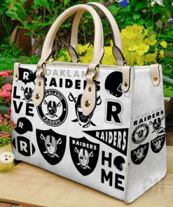 Las Vegas Raiders Leather Hand Bag For Women Gift