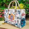 Lilo and Stitch Funny Lover Leather Bag For Women Gift