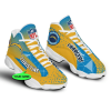 Los Angeles Chargers NFL Jordan 13 Shoes Custom Name Sneakers Mura130985