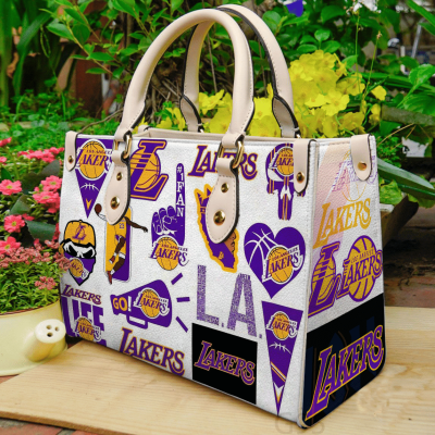 Los Angeles Lakers Leather Bag For Women Gift Type01