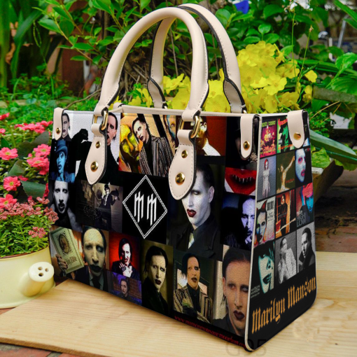 Marilyn Manson Leather Bag Women Gift Type02