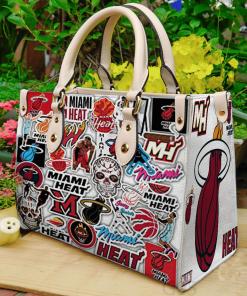 Miami Heat Leather Bag For Women Gift