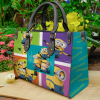 Minions Love Funny Leather Bag For Women Gift