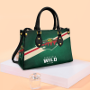 Minnesota Wild Leather HandBag For Women Gift