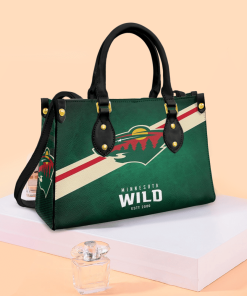 Minnesota Wild Leather HandBag For Women Gift