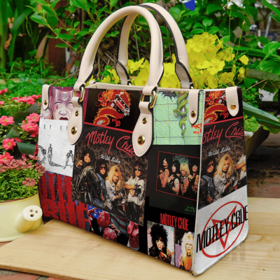 Motley Crue Leather Hand Bag For Women Gift