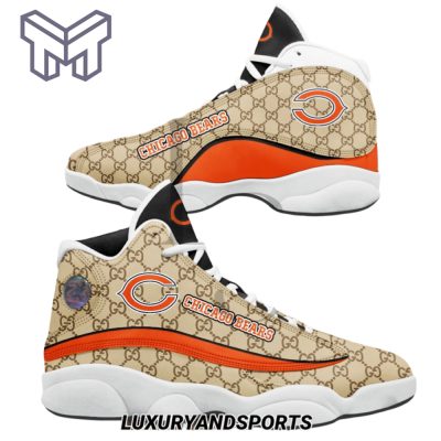 NFL Chicago Bears Gucci Air Jordan 13 Sneakers