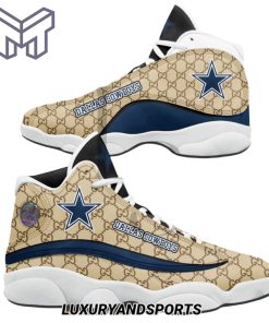 NFL Dallas Cowboys Gucci Air Jordan 13 Sneakers