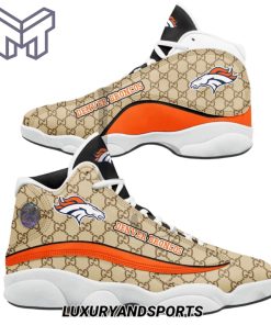 NFL Denver Broncos Gucci Air Jordan 13 Sneakers