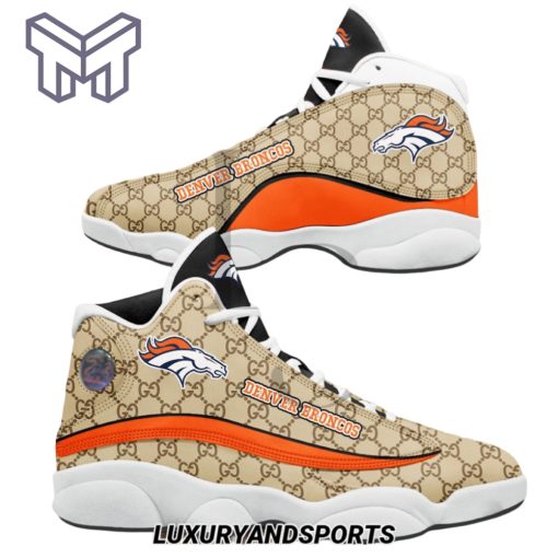 NFL Denver Broncos Gucci Air Jordan 13 Sneakers