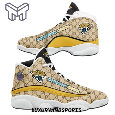 NFL Jacksonville Jaguars Gucci Air Jordan 13 Sneakers