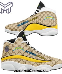 NFL Los Angeles Chargers Gucci Air Jordan 13 Sneakers