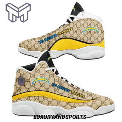 NFL Los Angeles Chargers Gucci Air Jordan 13 Sneakers