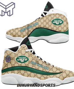 NFL New York Jets Gucci Air Jordan 13 Sneakers