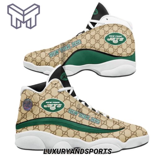 NFL New York Jets Gucci Air Jordan 13 Sneakers