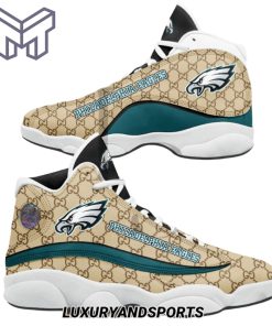 NFL Philadelphia Eagles Gucci Air Jordan 13 Sneakers