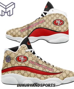 NFL San Francisco 49ers Gucci Air Jordan 13 Sneakers