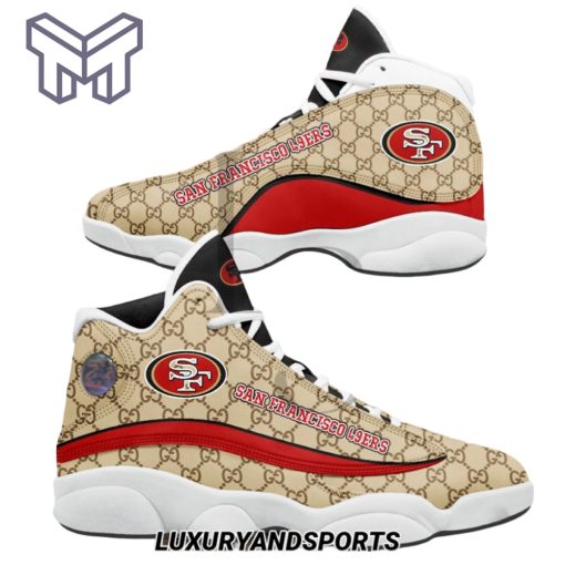 NFL San Francisco 49ers Gucci Air Jordan 13 Sneakers