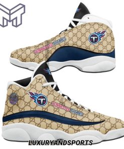 NFL Tennessee Titans Gucci Air Jordan 13 Sneakers