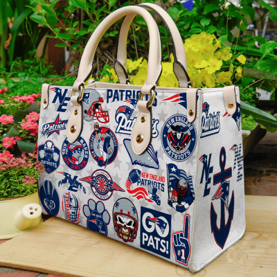 New England Patriots Leather HandBag For Women Gift