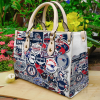 New England Patriots Leather Hand Bag For Women Gift