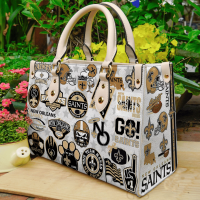 New Orleans Saints Leather Bag For Women Gift