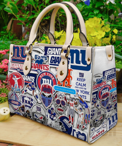 New York Giants Leather Hand Bag For Women Gift