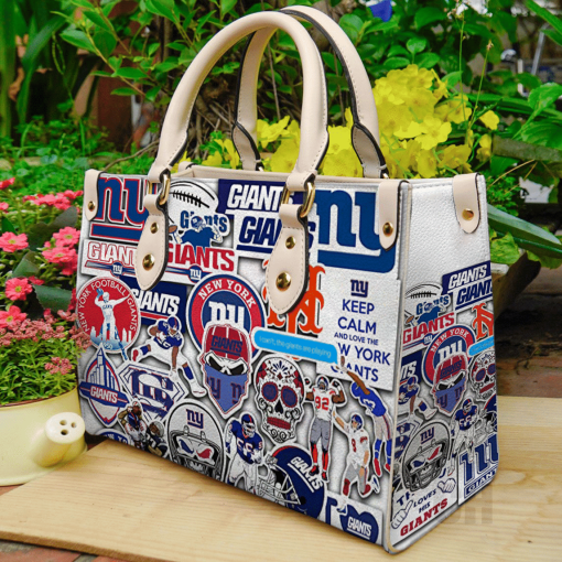 New York Giants Leather Hand Bag For Women Gift