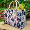 New York Yankees Leather HandBag For Women Gift