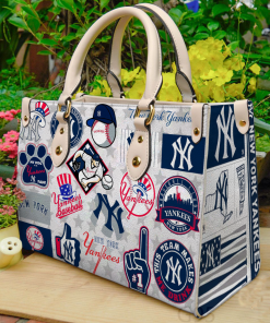 New York Yankees Leather HandBag For Women Gift