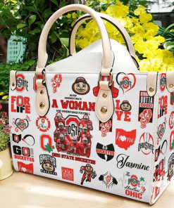 Ohio State Buckeye Leather Bag For Women Gift