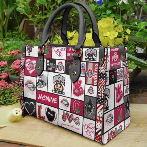 Ohio State Buckeyes Leather HandBag For Women Gift