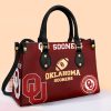 Oklahoma Sooners Leather Hand Bag For Women Gift