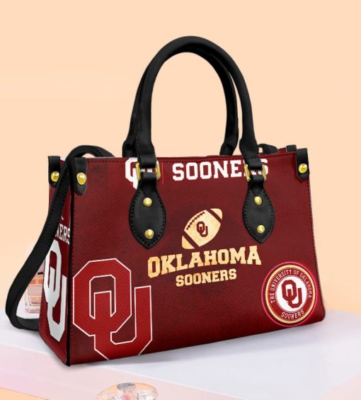 Oklahoma Sooners Leather Hand Bag For Women Gift