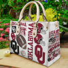 Oklahoma Sooners Leather Hand Bag For Women Gift