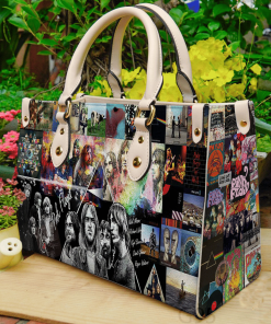 Pink Floyd Band Leather HandBag For Women Gift