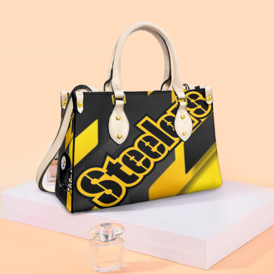 Pittsburgh Steelers Black Leather Bag For Women Gift