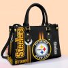 Pittsburgh Steelers Leather HandBag Black For Women Gift