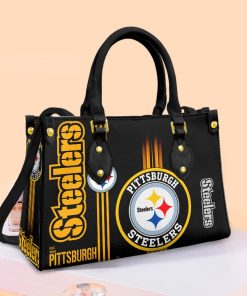 Pittsburgh Steelers Leather HandBag Black For Women Gift