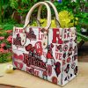 Rutgers Scarlet Knights Leather Bag For Women Gift