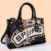 San Antonio Spurs Leather Bag Black For Women Gift