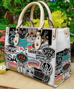 San Antonio Spurs Leather Hand Bag For Women Gift