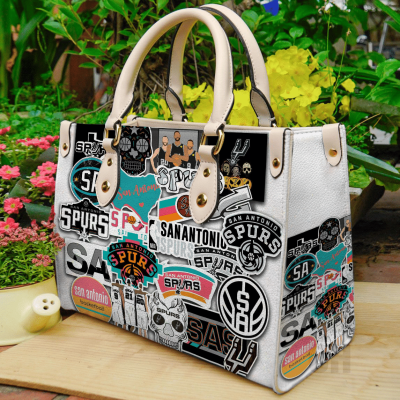 San Antonio Spurs Leather Hand Bag For Women Gift